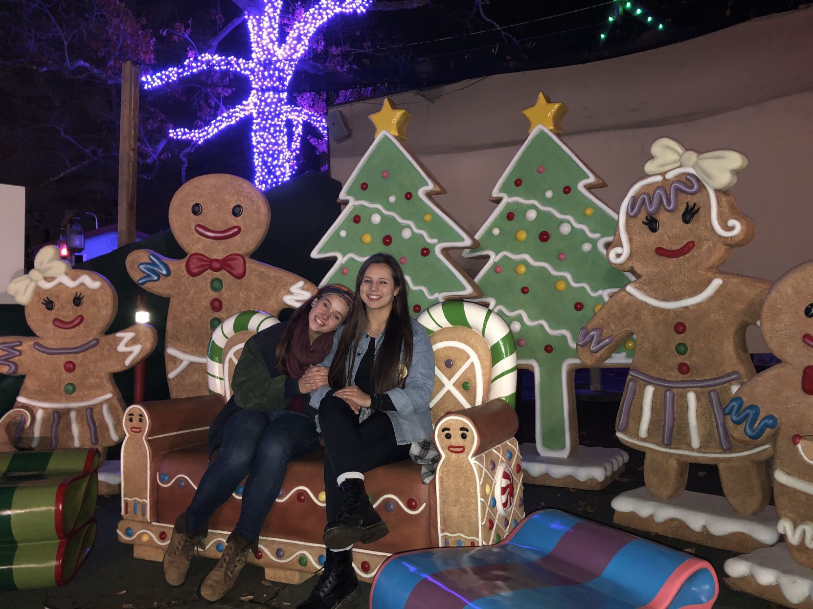 Gingerbread village at Six Flags St. Louis' Holiday in the Park